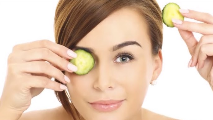DIY Cucumber Eye Masks for Reducing Dark Circles